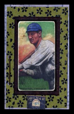 Picture, Helmar Brewing, T206-Helmar Card # 488, Heinie Zimmerman, Check swing, Chicago Cubs